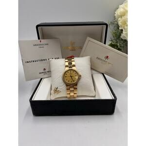 Raymond Weil Geneve Amadeus 9205 Vintage Quartz Swiss Wristwatch GP Old New